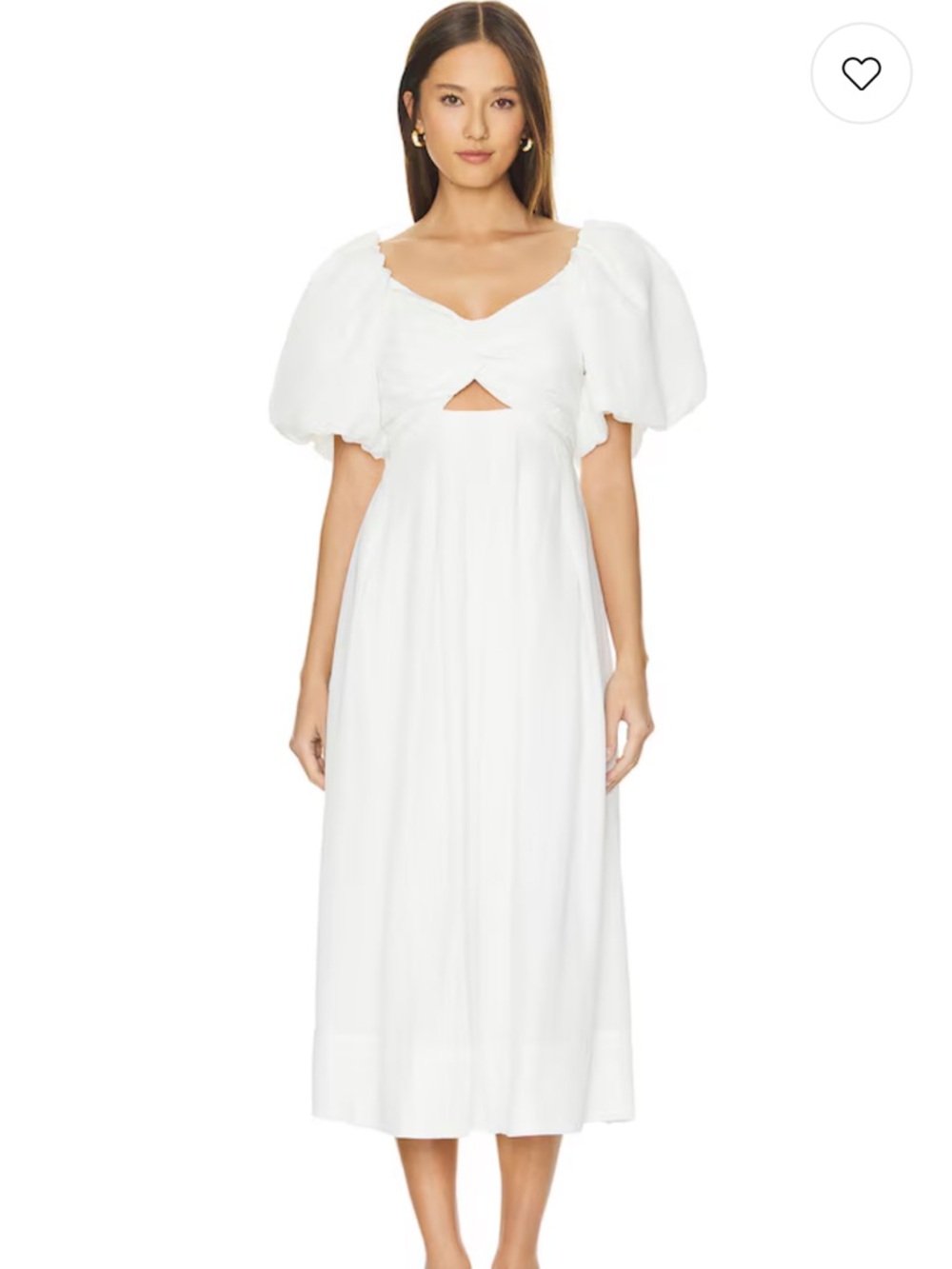 Astr Serilda Dress in White